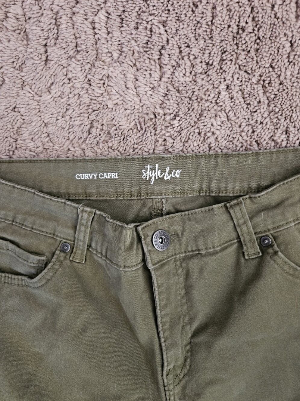 NEW ☆ Style & CO/Macy's Crop Pants, Size 10, Brand NEW! - Picture 2 of 3